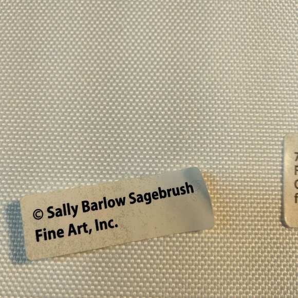 Sally Barlow Christmas Word Art Wreath Canvas Print 9x9 Inch Festive Phrases - Picture 6 of 7